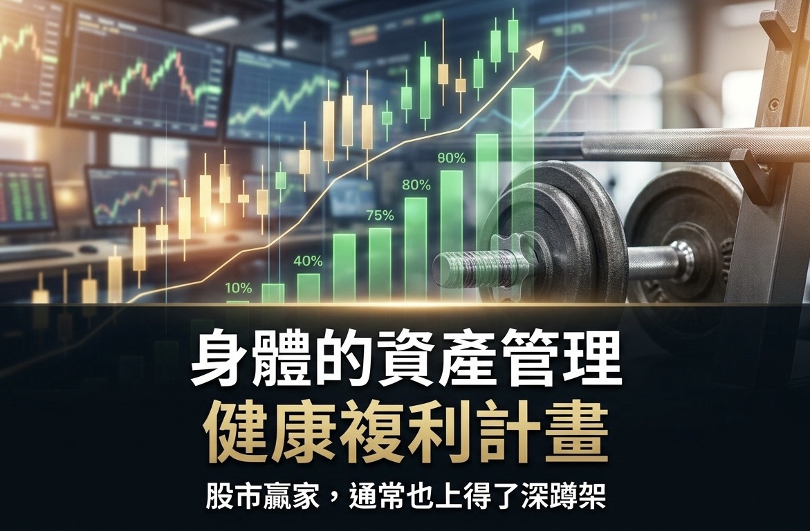 健康資產管理：為何股市贏家，通常也上得了深蹲架？