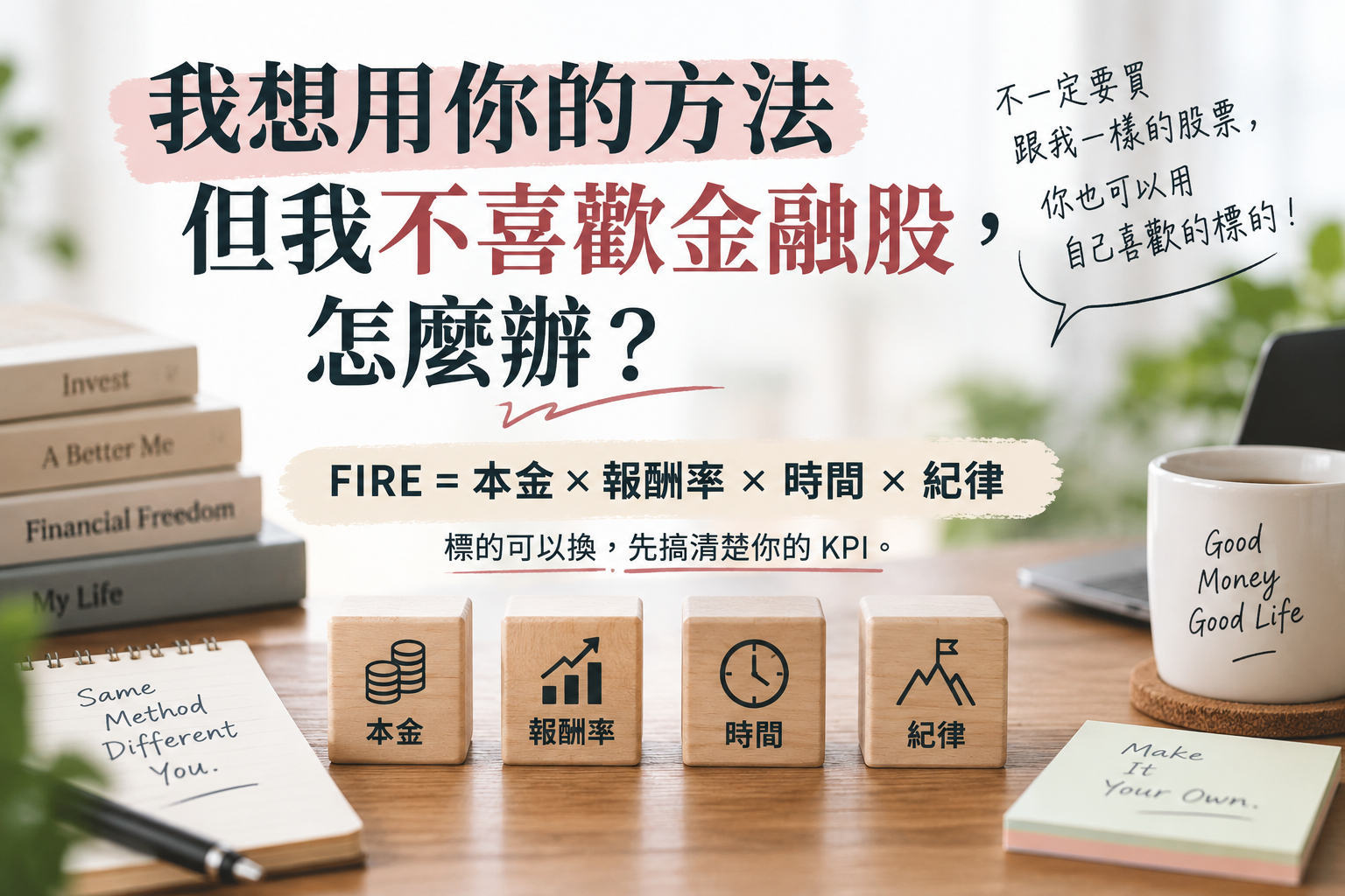 我想用你的方法，但我不喜歡金融股怎麼辦?